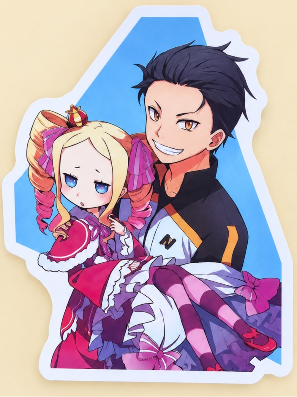 Subaru & Beatrice | Re:ZERO | Anime Vinyl Sticker | 5/$10